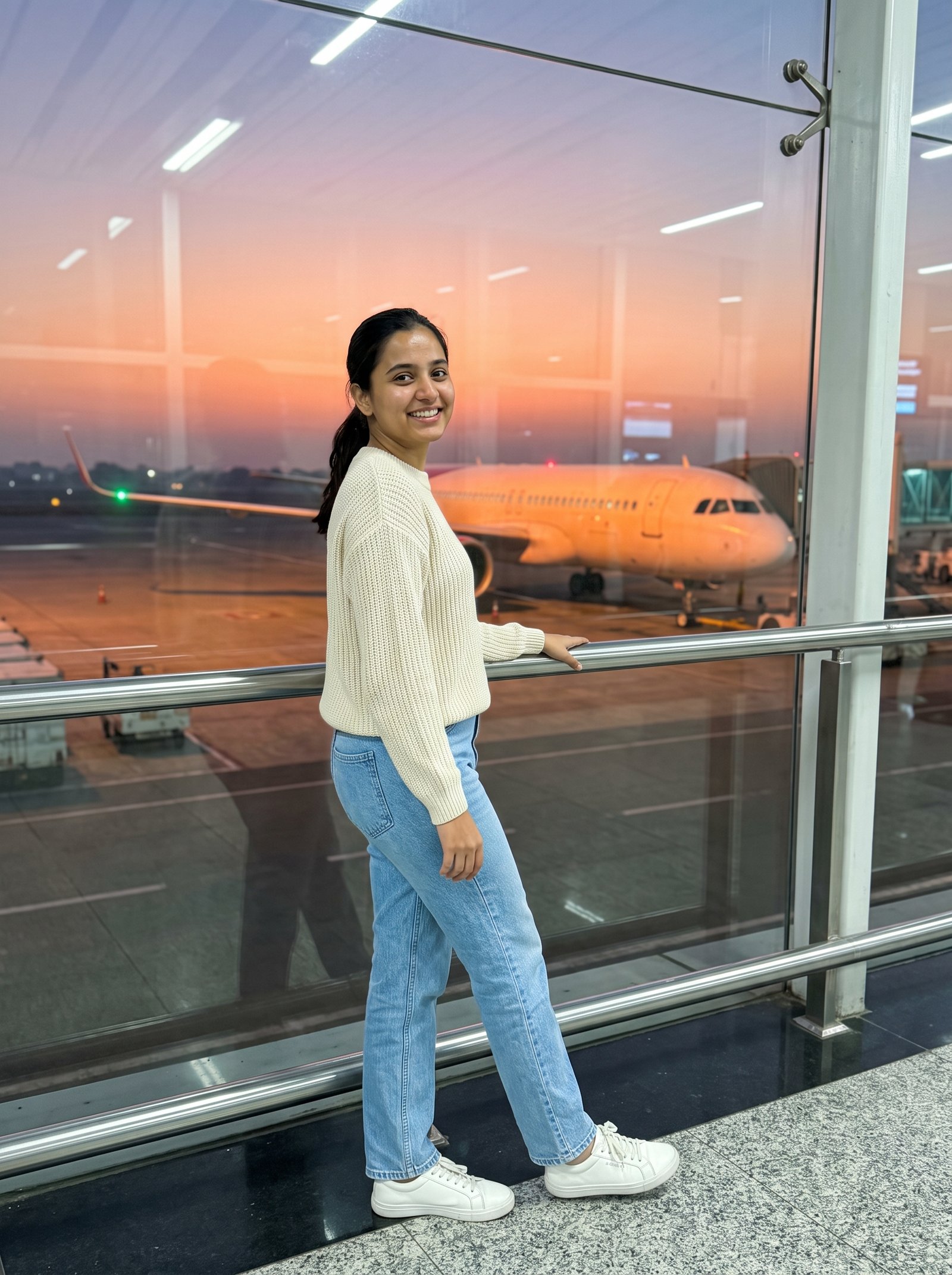 Sunrise viewing deck airport prompt example