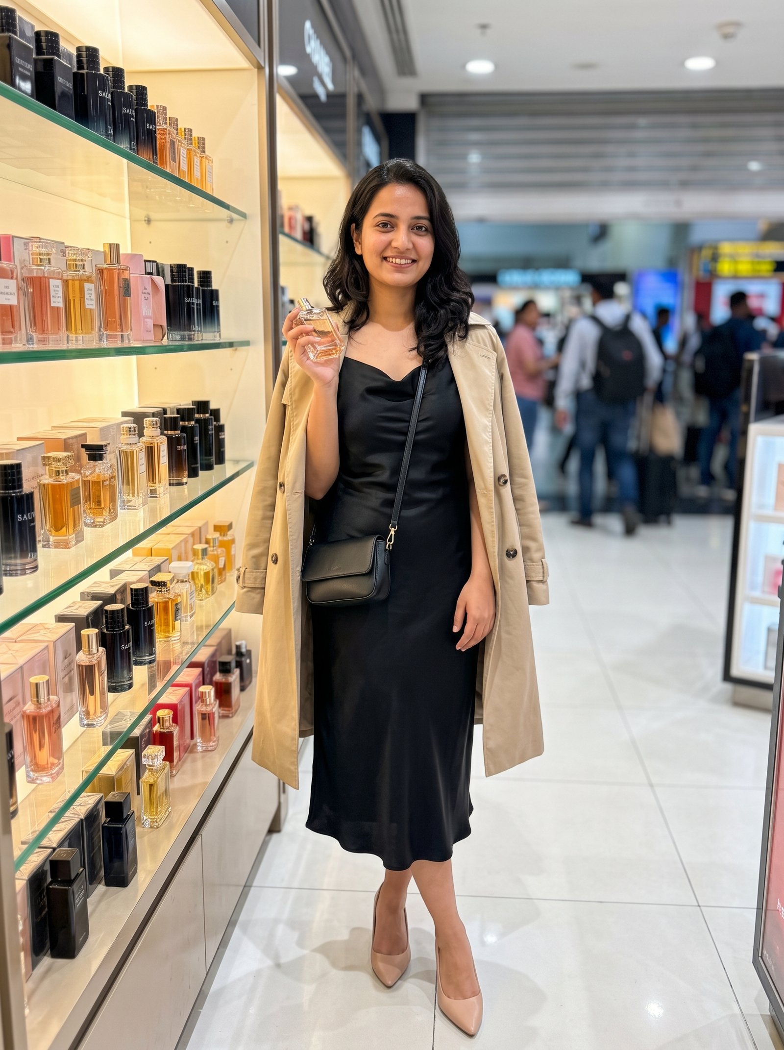 Duty-free aisle airport prompt example