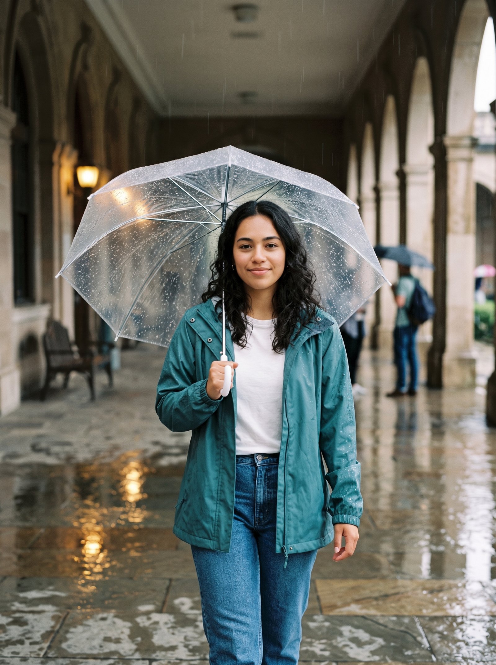 Monsoon walkway campus prompt example