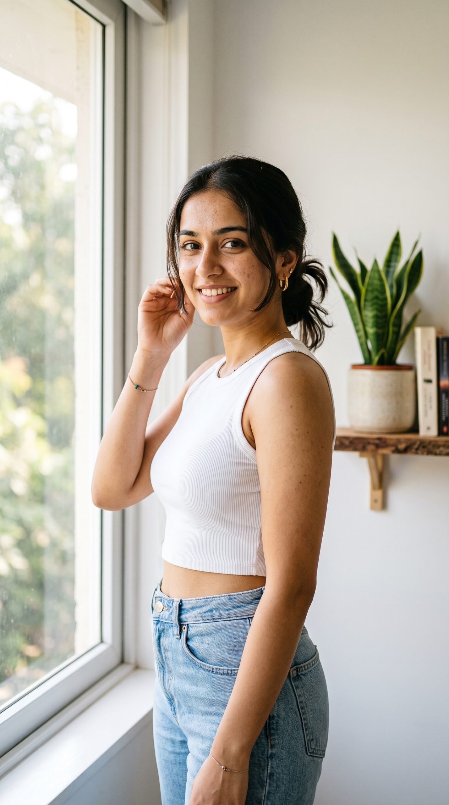 Window crop top Instagram prompt example