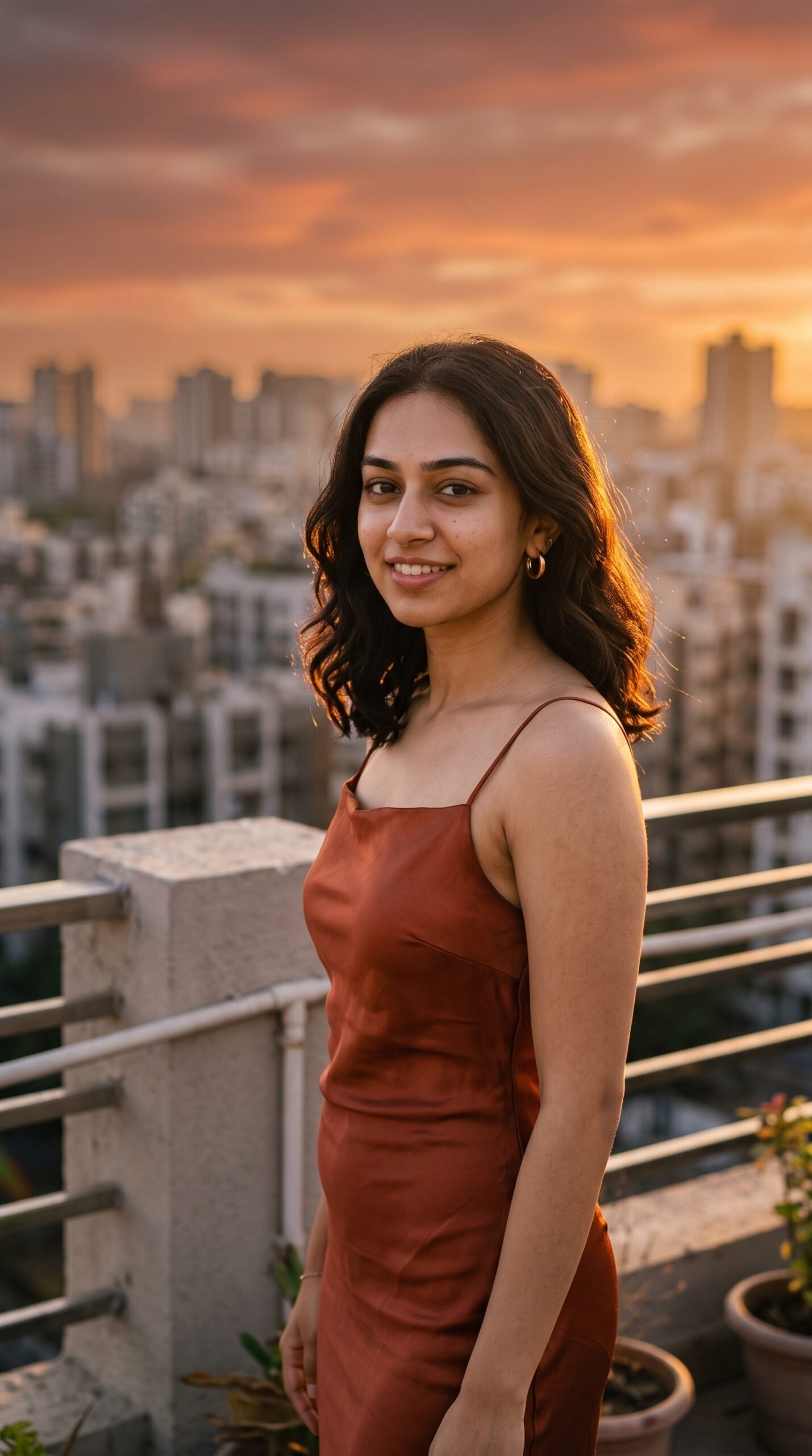 Rooftop sunset Instagram prompt example