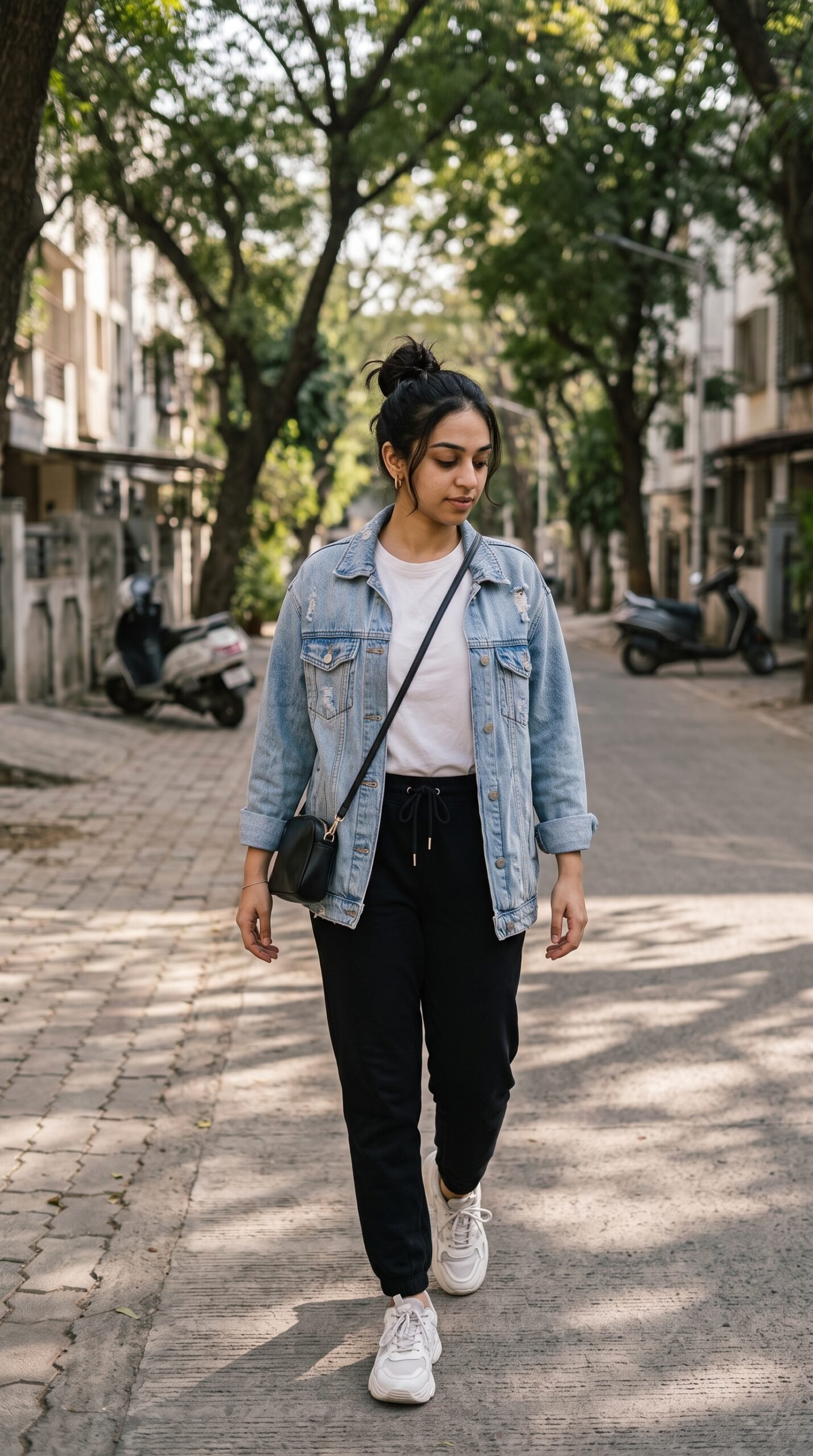 Street style Instagram prompt example