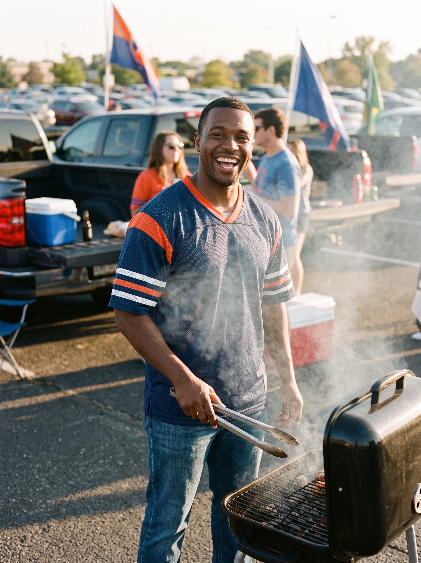 Grill party tailgate prompt example